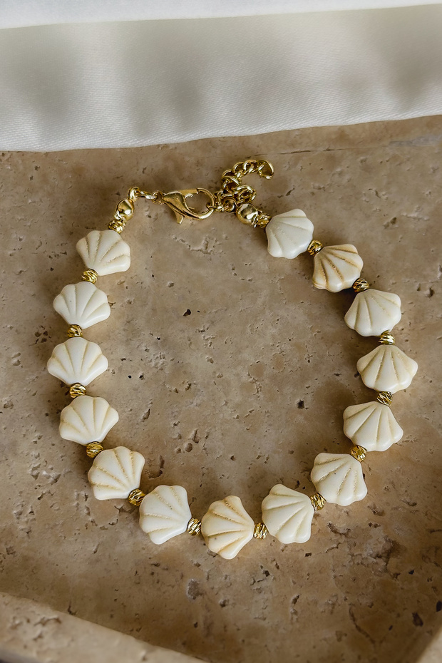 Cream Oyster Bracelet - Cream Oyster Marin