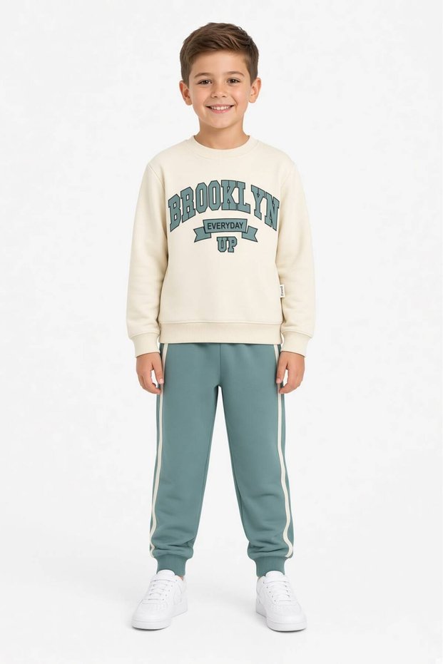 Brooklyn Yazili Boy's Suit