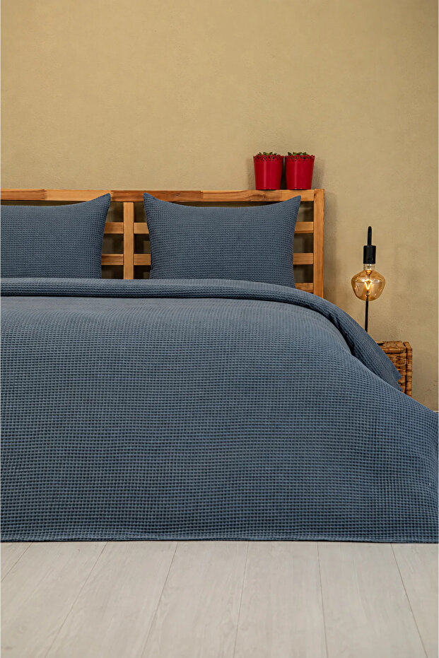 Bedding Set, Waffle – 100% Cotton – Double Size