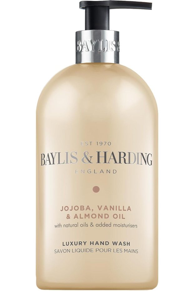 Jojoba, Vanilla & Almond Oil Hand Wash 500ml | Vegan Friendly Liquid Hand Soap with Jojoba & Sweet Almond Oils | Moisturising Gentle Cleansing Formula for Everyday Hand Care