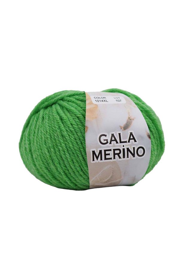 Export Surplus Merino Wool Cashmere Yarn 50 Gr 100 m - Leaf Green
