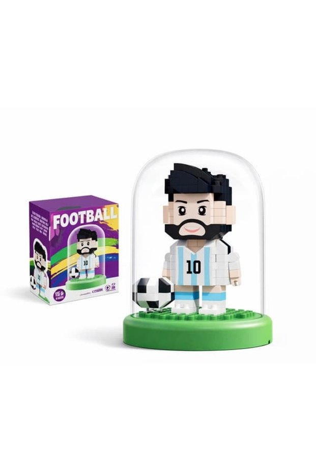 Messi 6 Years Old 158 Pieces Special Series Football Fan Box Lego