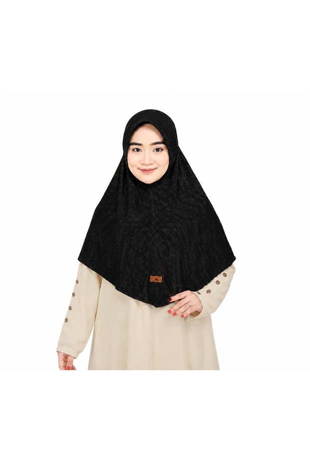 Elegant Floral Hijab for Women by – Embroidered Islamic Headscarf, Modest Hijab for Everyday Wear