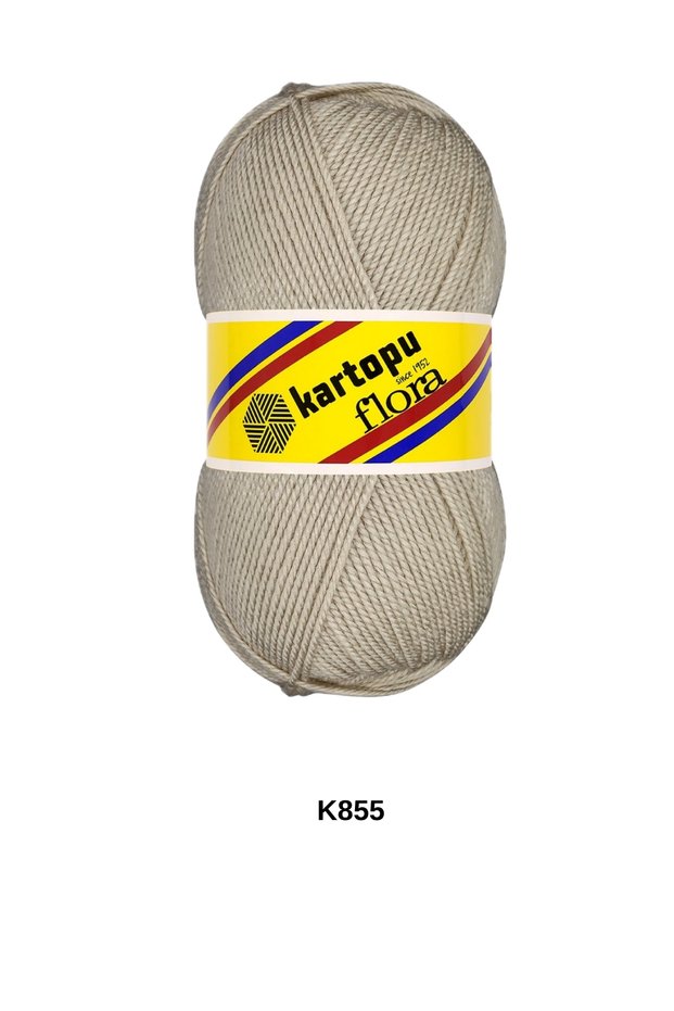 1 piece snowball flora yarn 100 grams 240 meters for booties, scarves, beanies, jackets, and cardigans. color: k855