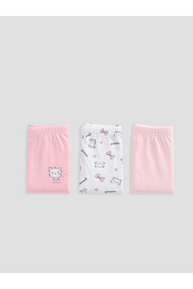 Esvab • Modern & Distinctive Printed Girls' Boxer Shorts 3-Piece Set
