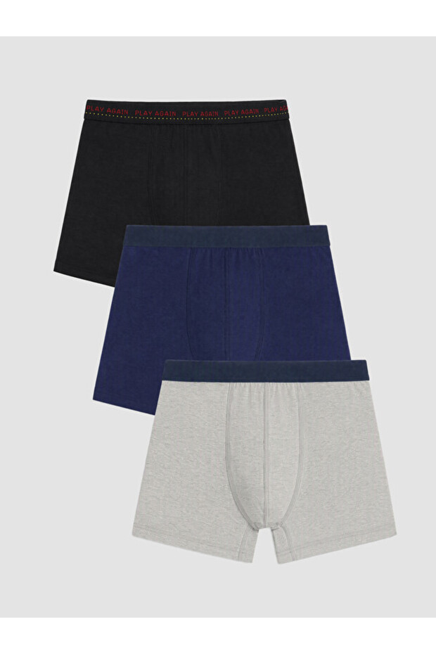 Quality Parts from Çelebi Store Cotton Flexible Men's Boxer 3-Pack