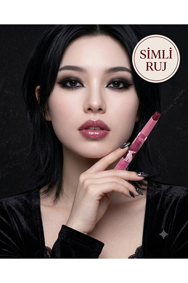 Magic Korean Style 06 Shimmering Glitter Lipstick - Shiny Finish with Moisturizing Effect