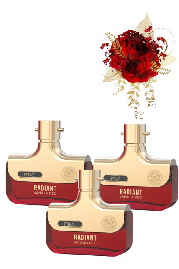 3 قطع Radiant Vanilla Red عطر 100ML