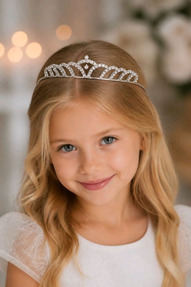 Luxury Zircon Stone Children's Crown