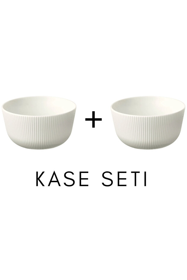 2-Pack Bowl Ofantligt Porcelain Bowl, White, 13 cm