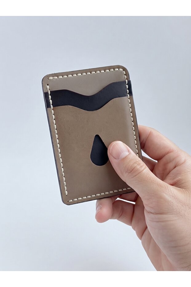 Handmade Genuine Leather Minimalist Card Holder and Slim Wallet Drc96