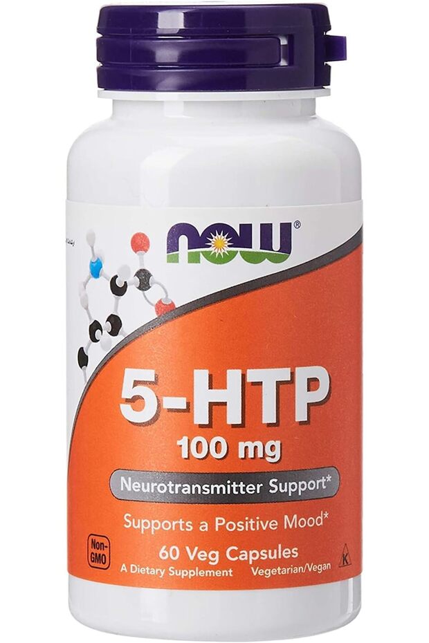 5-HTP 100 mg Veg Capsules | 5-Hydroxytryptophan for Serotonin Production & Positive Mood & Relaxation & Restful Sleep & Neurotransmitter Support | 60 Veg Capsules
