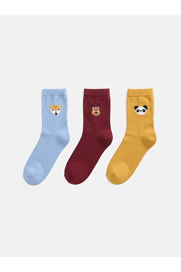 Printed Women's Socks 3-Pack (W6)
