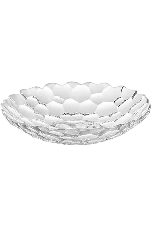 Storage Basket, Fruit Bowl, Decorative Glass Plate, Snack Plate, Dessert Plate, Fruit Bowl for Kitchen Table (Sh