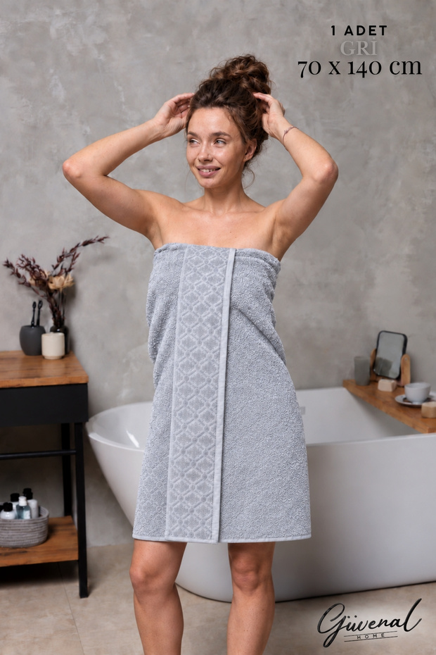 Maysa | Premium Jacquard 70 X 140 cm Bath Towel | Towel | Bathroom | Dowry | Gift | Home Textile - 1 Piece