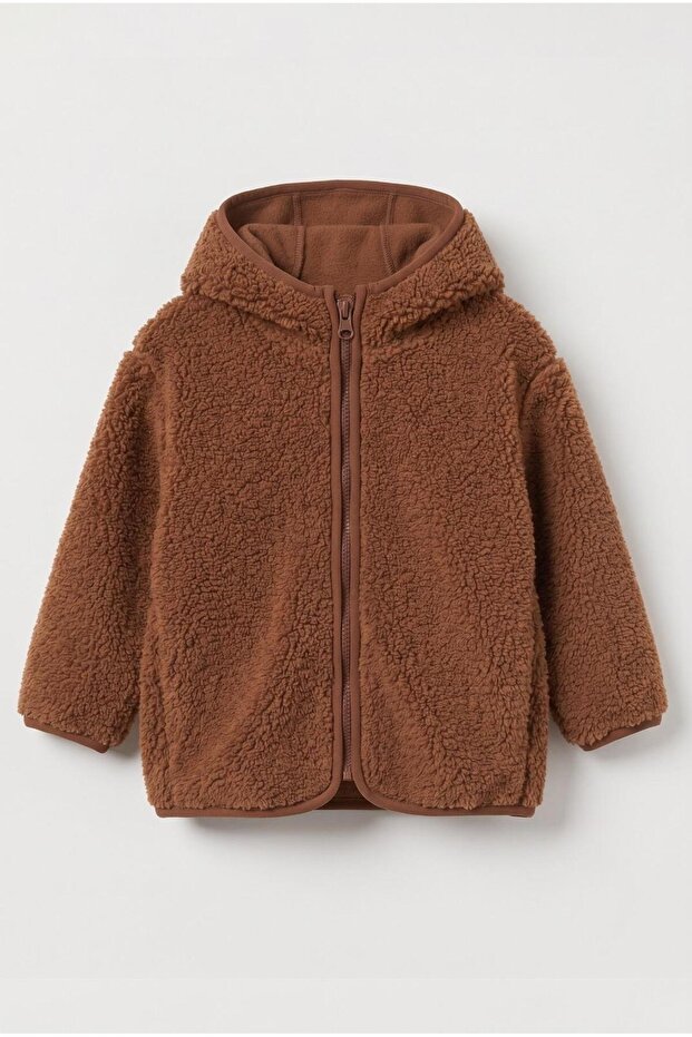 Unisex Children's Plush Cardigan