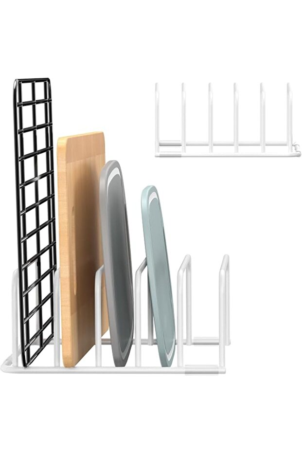 Fikoksol Cutting Board Organizer, 1Pcs Cutting Board Holder Rack Baking Cookie Pan Sheets Cooling Sm