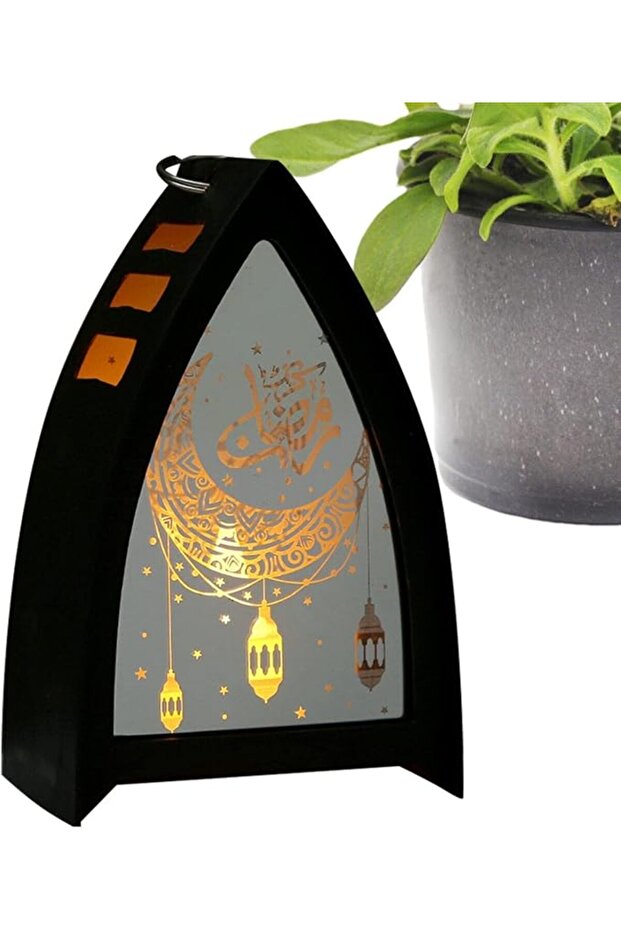 Newest 2023 Eid Lantern - Handmade Hollow Out Hanging Eid Lamp - Battery Powered HangingTable Decora