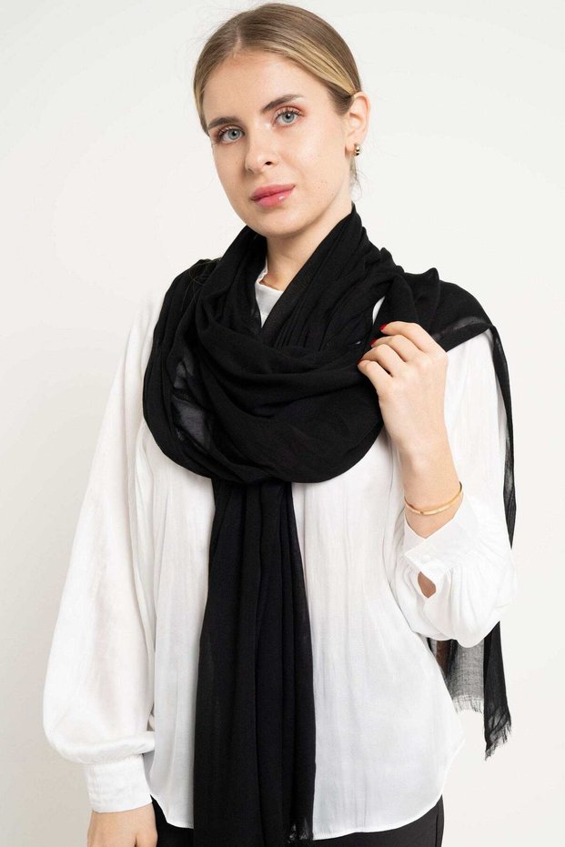 Solid Long Scarf
