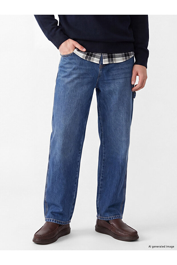Xside Indigo 710 Loose Fit Men's Jean Pants