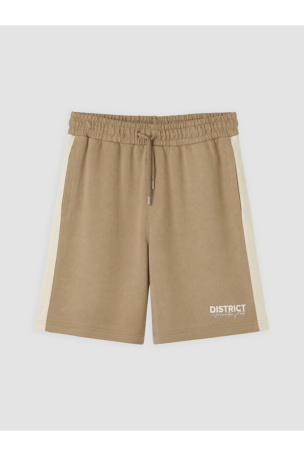 Xside Brown Regular Fit Men's Shorts