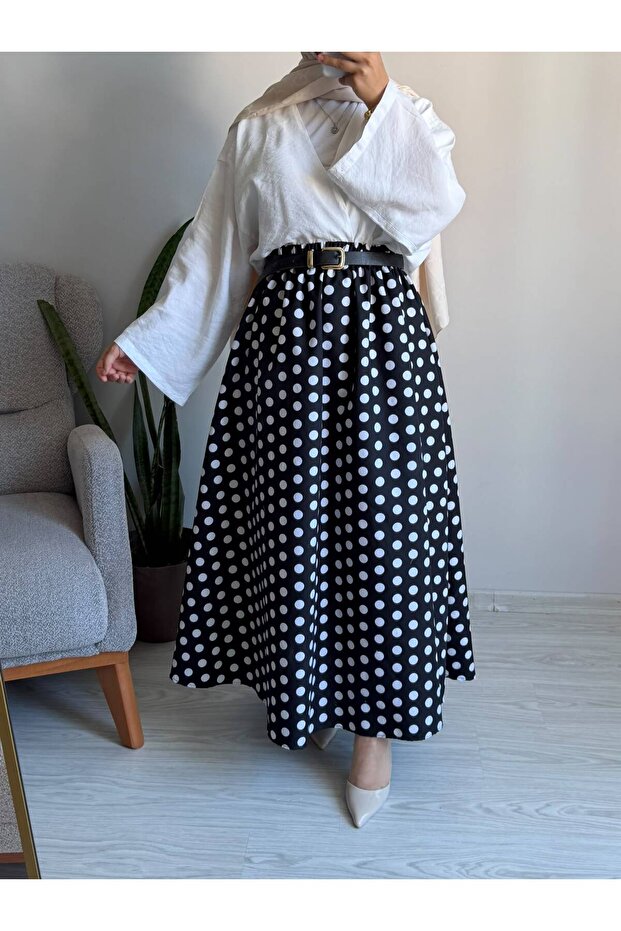 Women's Lined Long Skirt