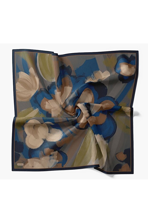 Velora Scarf Watercolor Blue
