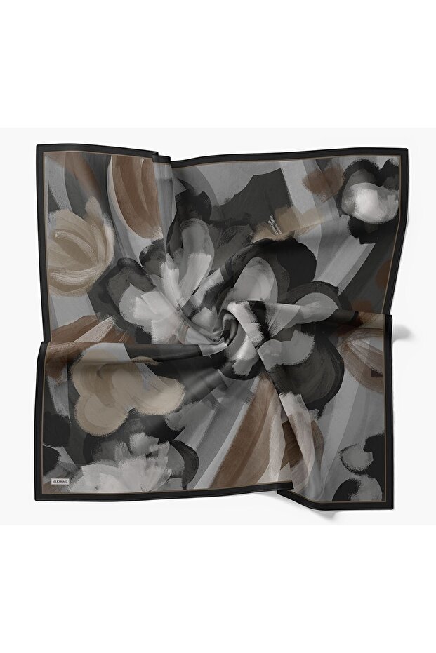 Velora Scarf Watercolor Navy Blue