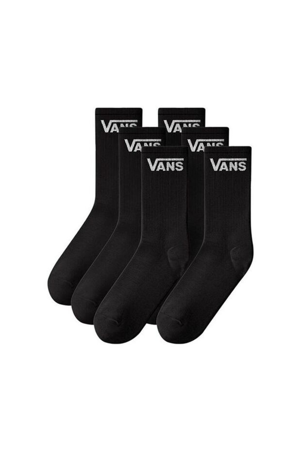Classic Half Crew U Socks Black Unisex Socks