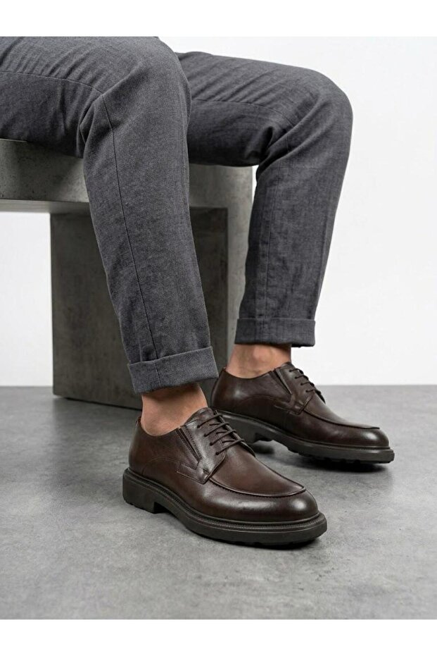 Men's genuine leather casual shoes - perfect for everyday wear or special occasions - lightweight, comfortable, and classic style