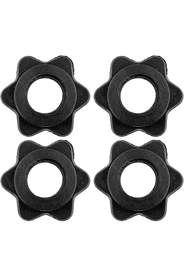 NA 4 PCS Dumbbell Hex Nut Spinlock Collar Spin Lock Screw Nuts Dumbbell Barbell Bar Clips for Weight