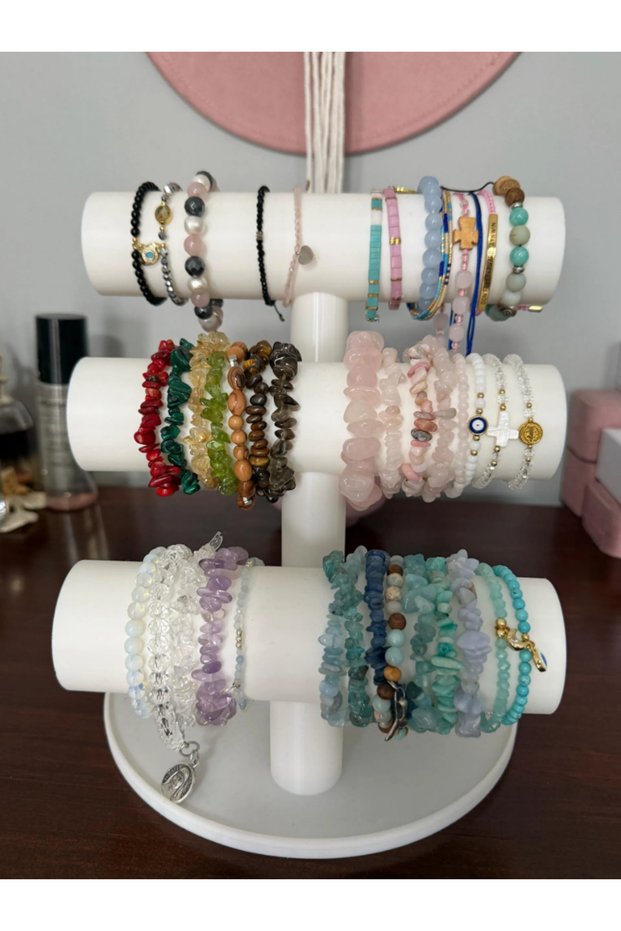 Rotating Jewelry, Bracelet, and Watch Stand – Jewelry and Accessory Organizer