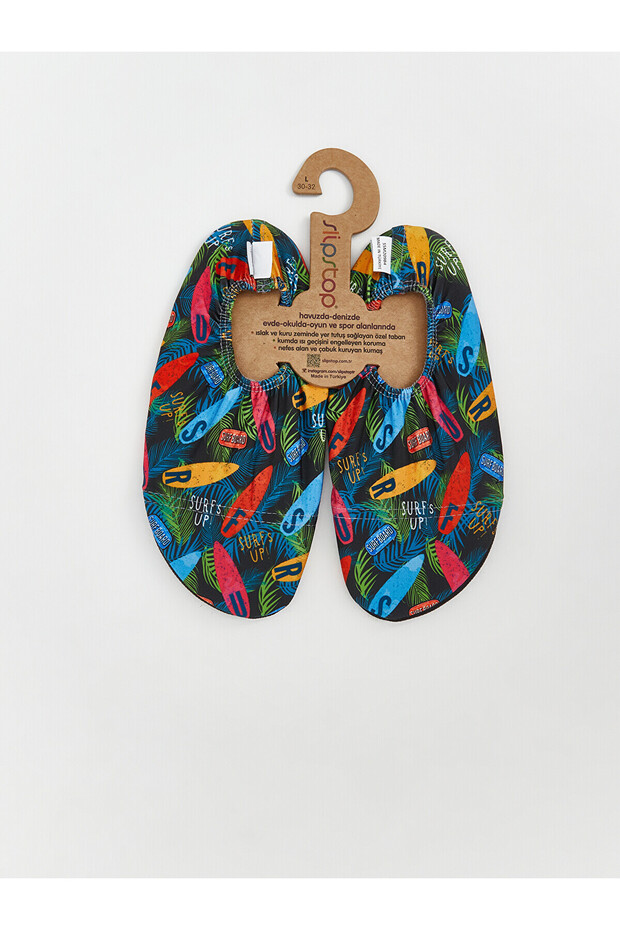 Two Mt Shop Quality Slipstop Black Boys' Sea Shoes