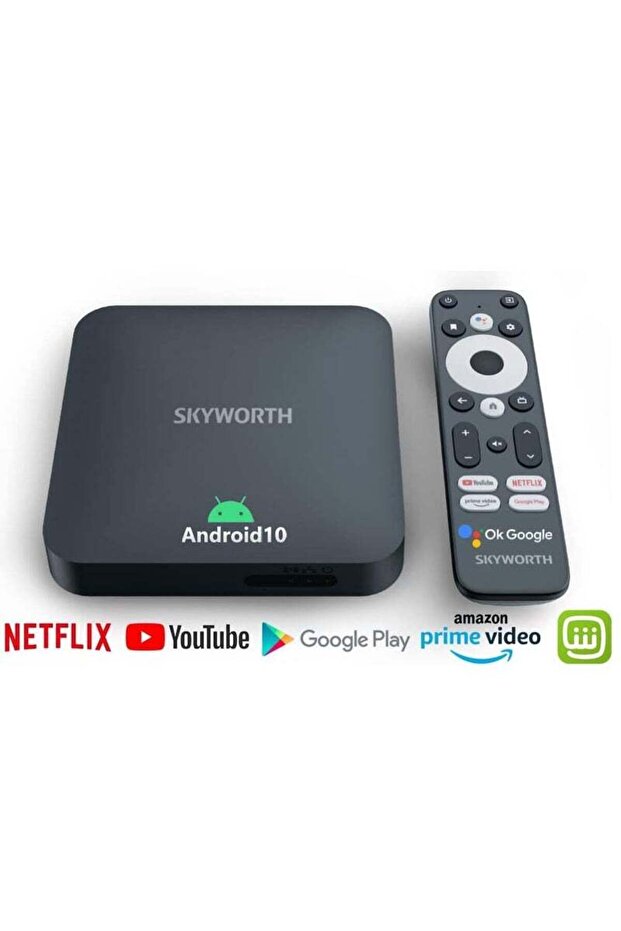 جهاز Leap-S1 4K Ultra HD أندرويد تي في بوكس - تجربة بث 4K استثنائية - أسود