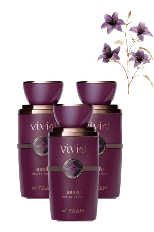 3 قطع Vivid Suede عطر 100ML