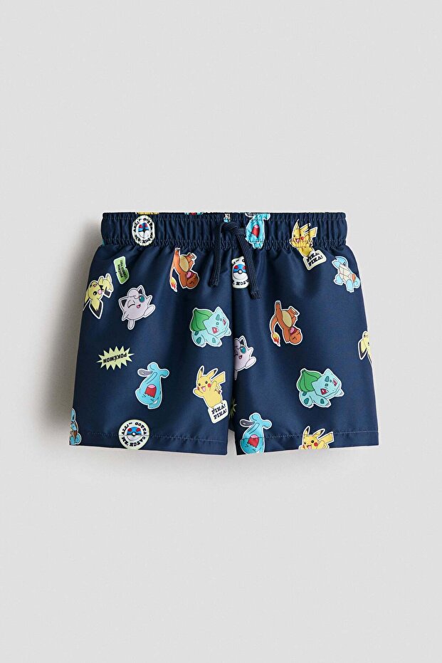 Printed swim shorts