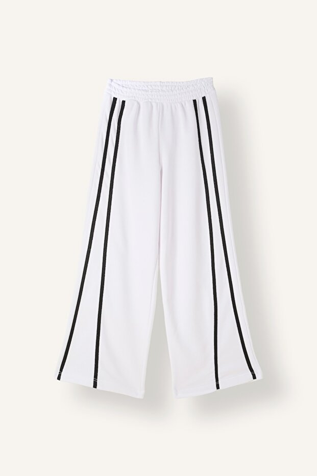 Girl's Tracksuit Bottom I3479A8/Wt79 White