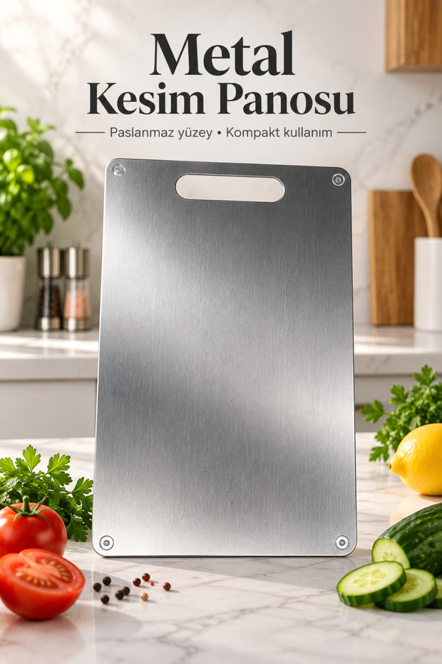 Stainless Steel Kitchen Cutting-Chopping Board 30X18