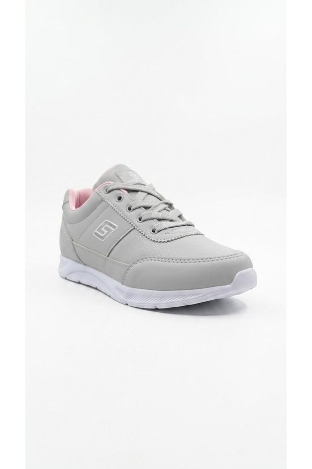 Grey-Pink Women's Sports Shoes 024.262