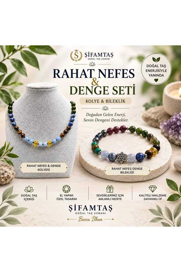 Comfortable Breathable & Balance Set (Bracelet and Necklace)