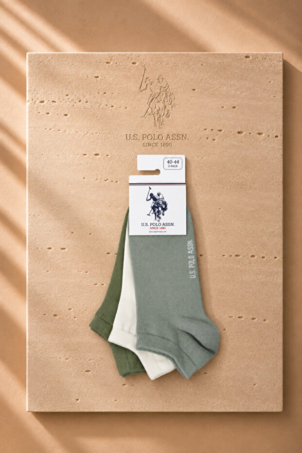 3-Pack Men's Cotton Bootie Socks