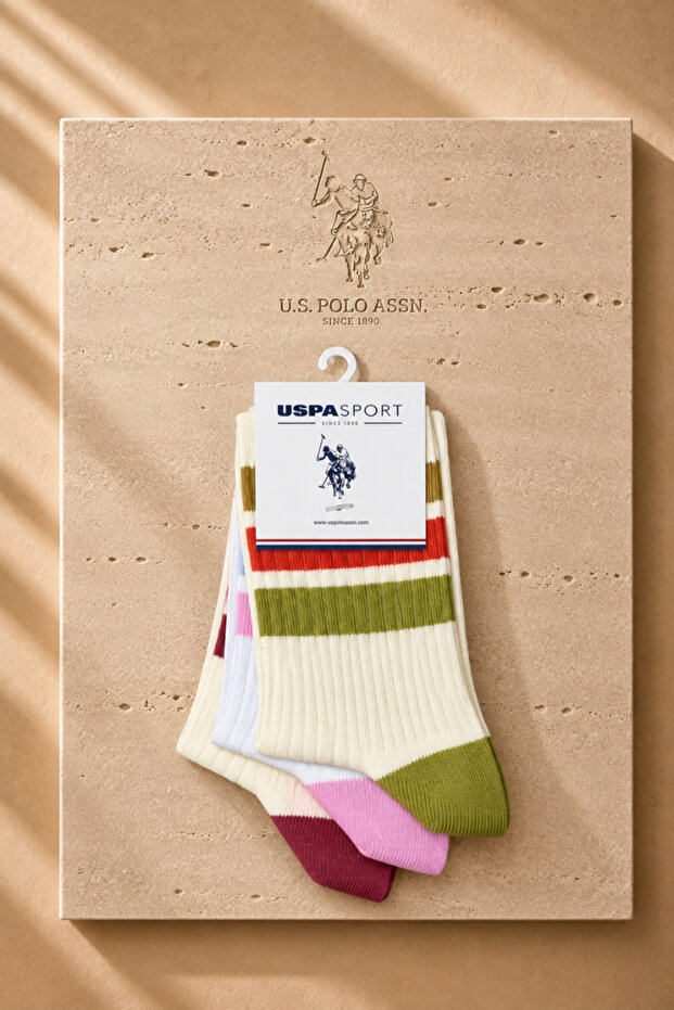 3 Pack Women's Cotton Socks