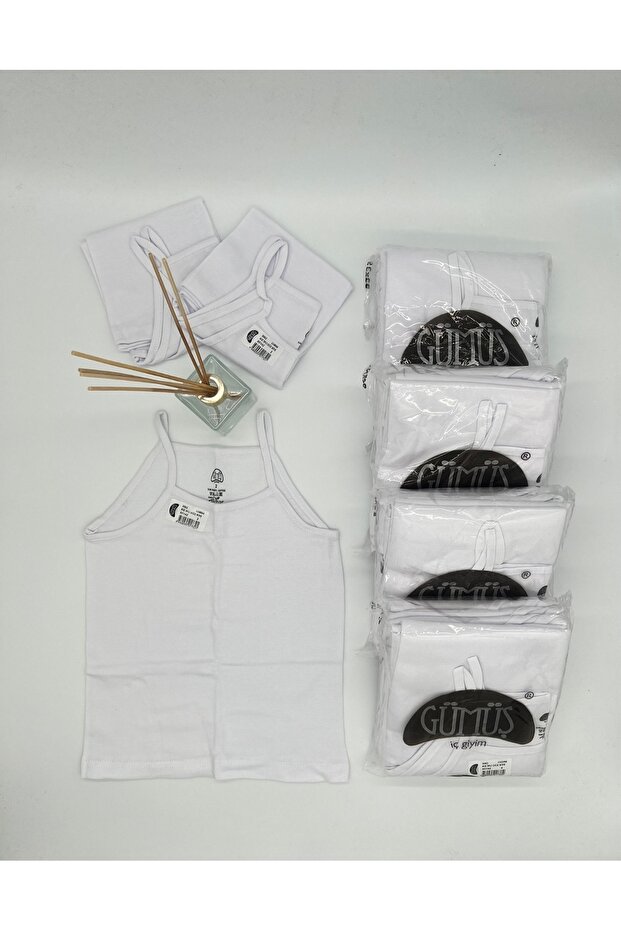 Girls' String Strap Tank Top 4 Pieces