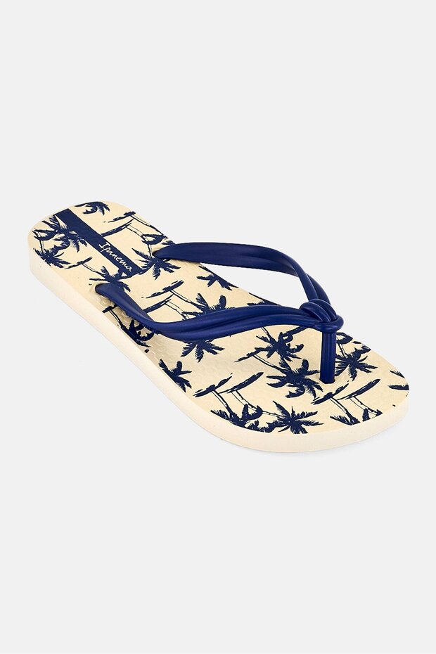 Women Elo Print Slip On Slippers, Multicolor
