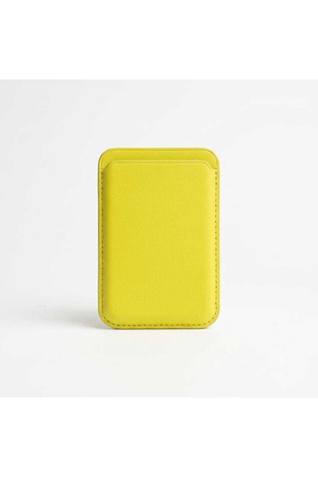 iPhone Compatible Premium Magsafe Magnetic Leather Card Holder & Wallet Magnetic Slim Leather Wallet