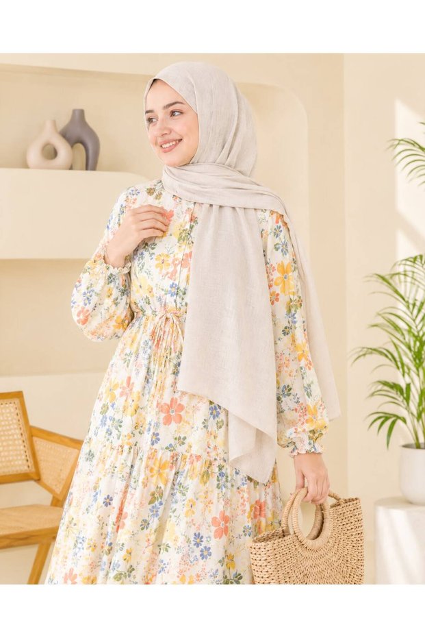 Women's Plain Shawl Soft Textured Daily Hijab Shawl Four Seasons