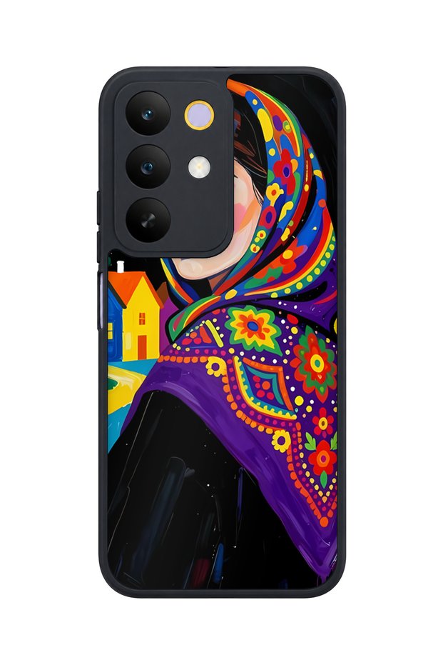 C85 5g Compatible Headscarf Patterned Camera Protected Shockproof Case