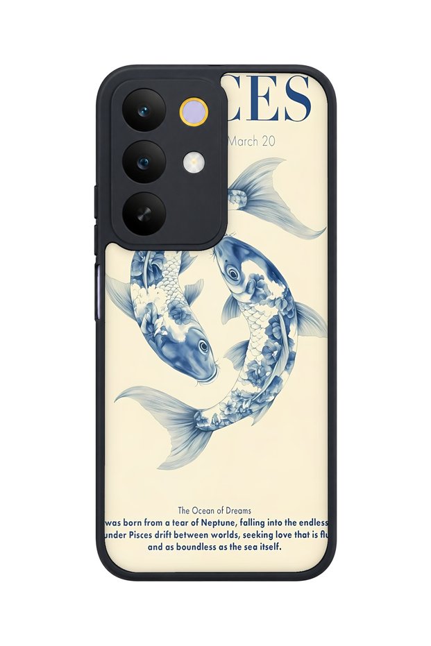 C85 5g Compatible Pisces Patterned Shockproof Case with Camera Protection