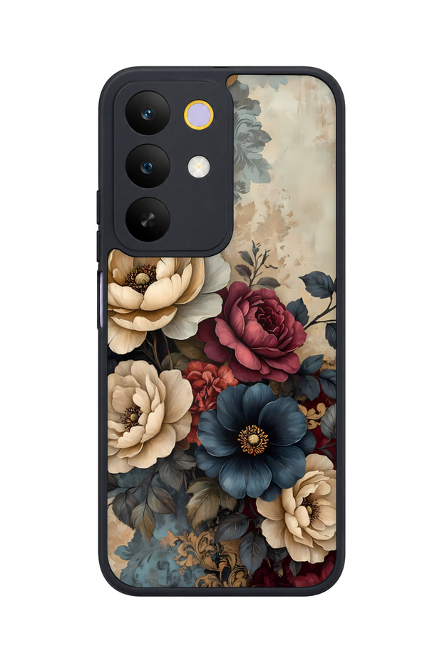 C85 5g Compatible Flower Pattern Camera Protected Shockproof Case