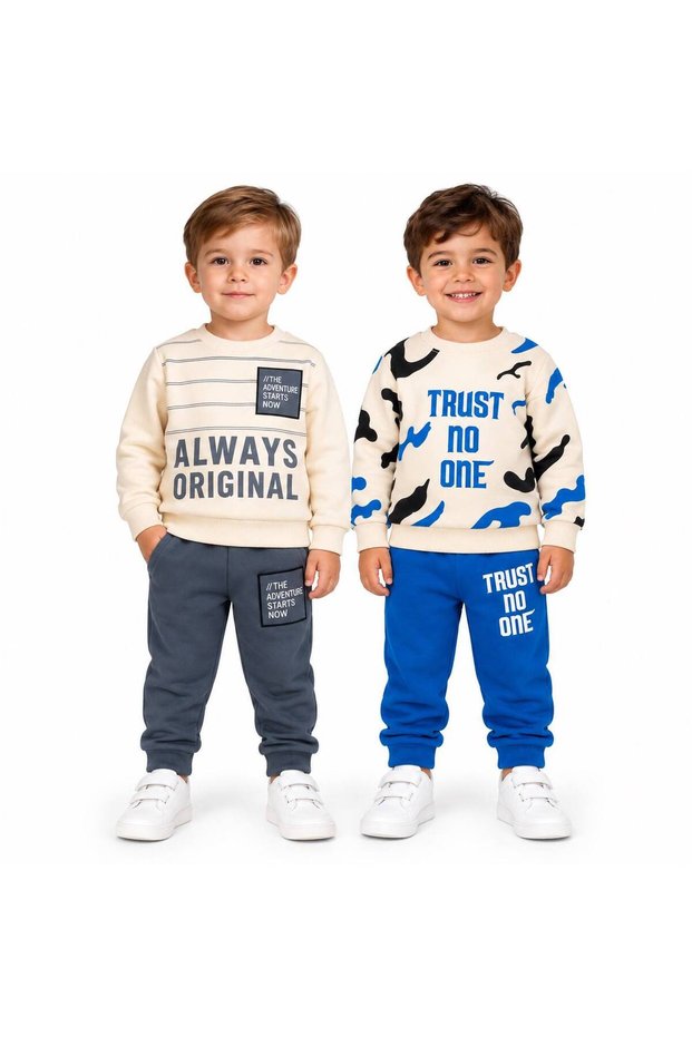 Boy's Seasonal 2-Piece Top and Bottom Tracksuit Set